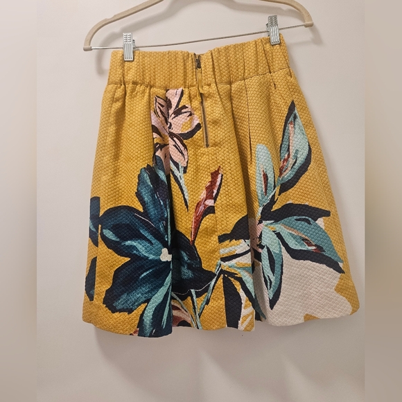 Maeve Anthropologie Tropical Floral A-line Mini Skirt - Picture 4 of 9